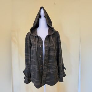 Sanctuary Camouflage Hooded Jacket